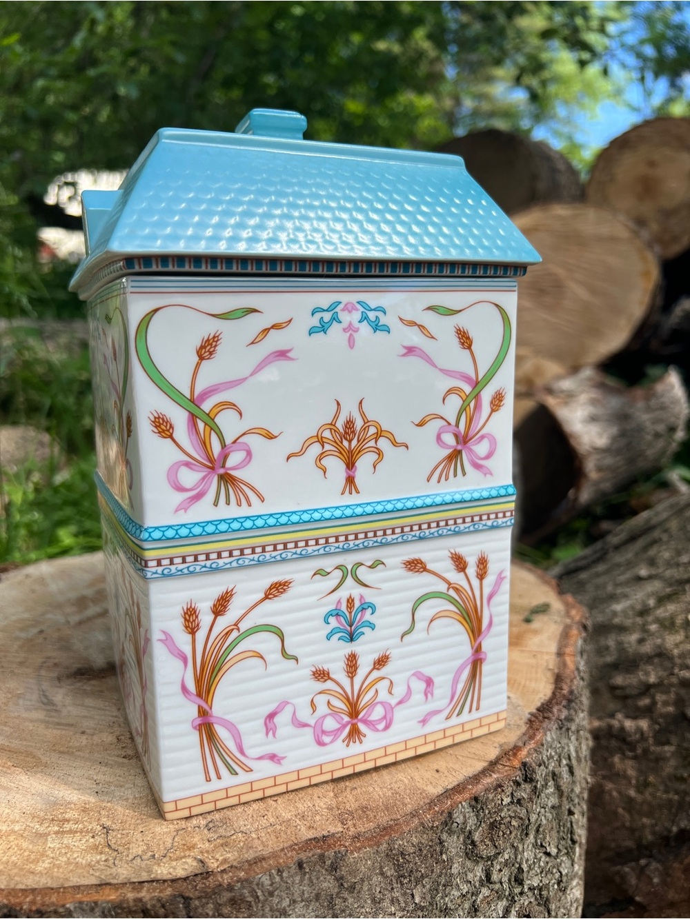 1990 Lenox Village Flour Bake Shoppe Canister - Picture 8 of 16